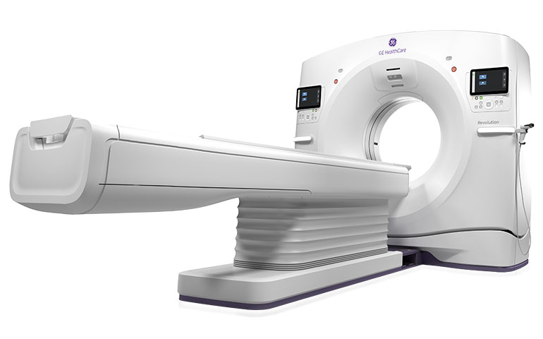 Moderner Computertomograph für die Herz- und Gefäßdiagnostik in der Radiologie in Gießen